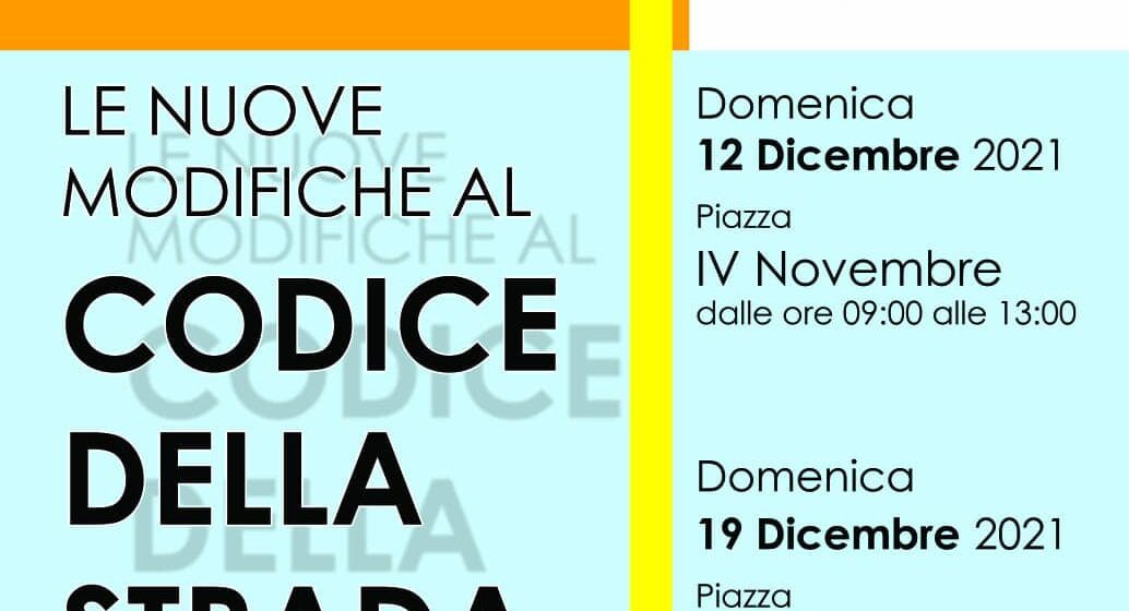 sant'anastasia - codice della strada Sant’Anastasia. Miniriforma Codice della Strada: domenica prossima a Piazza Arco stands divulgativi del Comune