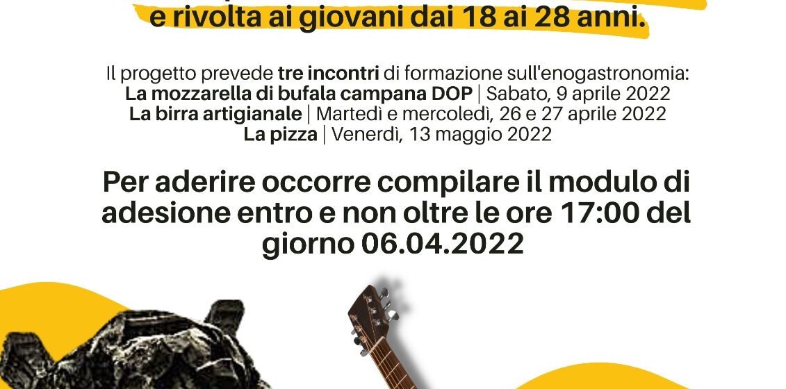  ‘Saperi e Sapori’, il nuovo progetto che il Comune di Teverola lancia per i giovani