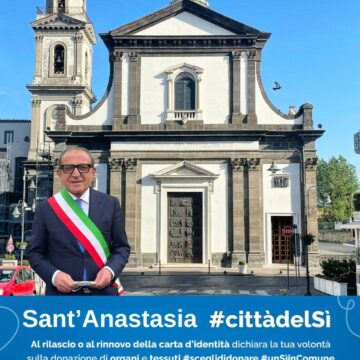 esposit sindaco sant'anastasia Sant’Anastasia. Adesione del comune alla Giornata Nazionale della Donazione.