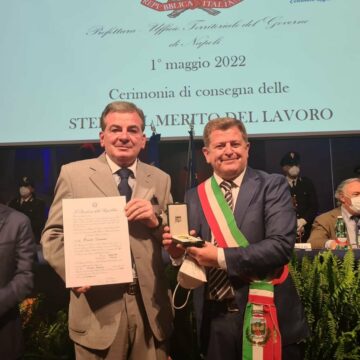 PROCOLO SANNINO 1 Maggio: a San Sebastiano al Vesuvio due “Stelle al merito del lavoro”