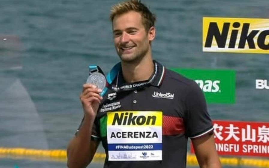 Nuoto. Mondiali Budapest,  Domenico Acerenza, lucano della Canottieri Napoli,  dietro al fenomeno Paltrinieri: è vicecampione del mondo!