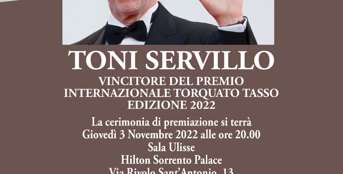 Sorrento. A Toni Servillo la prima edizione del Premio Internazionale Torquato Tasso