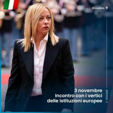 meloni Premier Meloni a Bruxelles: “Soluzioni concrete sul gas prima possibile”. von der Leyen: “Grazie per la tua visita, forte segnale”