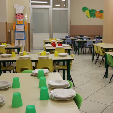 refettorio San Sebastiano al Vesuvio. Al via la refezione scolastica 2022/23. Istruzioni di accesso alla APP per la gestione degli acquisti