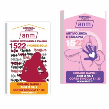 biglietti anm Napoli. Da domani in vendita i biglietti ANM per supportare il numero antiviolenza 1522Napoli.