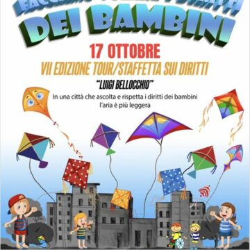 Sant’Anastasia. Domani, 17 ottobre,  Arriva la “Staffetta dei  Diritti Luigi Bellocchio”, approdano gli studenti di Sant’Antonio Abate