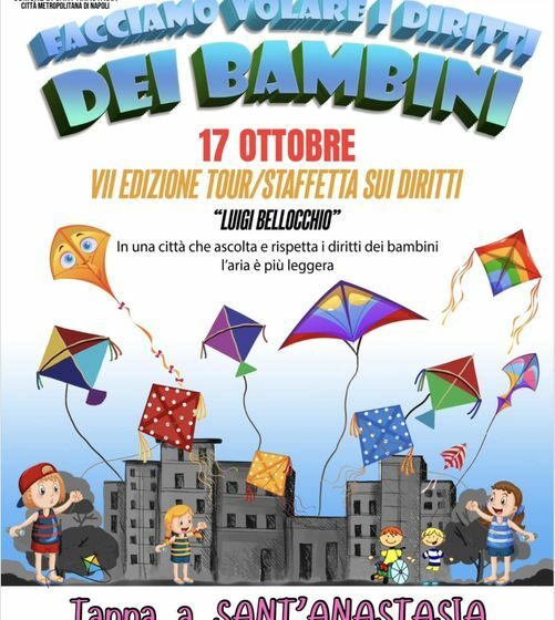 staffetta diritti sant'anastasia Sant’Anastasia. Domani, 17 ottobre, Arriva la “Staffetta dei Diritti Luigi Bellocchio”, approdano gli studenti di Sant’Antonio Abate