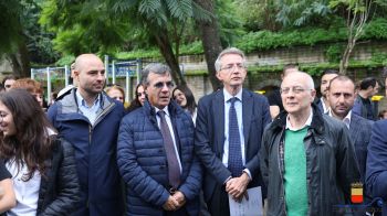 Napoli. Manfredi visita il parco Viviani:  importante spazio verde che va dalla zona collinare a MontesantoNapoli.