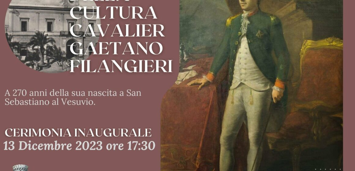 San Sebastiano al Vesuvio. Cerimonia di intitolazione del Palazzo dell’ex Municipio al Cavalier Gaetano Filangieri