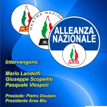 Napoli.  “1994-2024.  30 anni di Destra di Governo”, sabato 17 febbraio al Circolo degli Artisti. Interverrà anche l’ex ministro Mario Landolfi