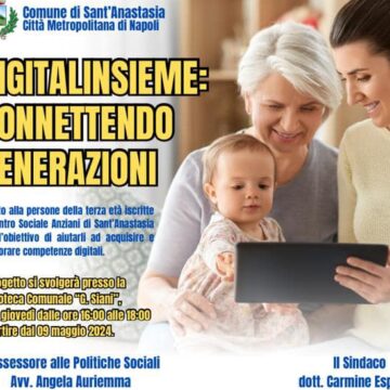 Centro Sociale Anziani, parte il progetto “Digital Insieme: connettendo Generazioni” rivolto alla Terza Età
