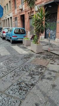 fuiruere rimosse napoli Napoli. Intervento di rimozione di paletti e fioriere abusive