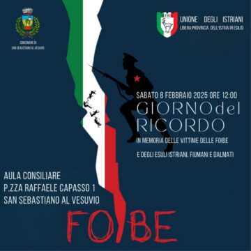 giorno del ricorso san sebastiano al vesuvio San Sebastiano al Vesuvio. “Uniti nel Giorno del Ricordo” per le vittime delle Foibe