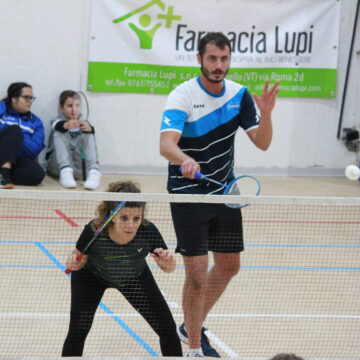 viola badminton Paolo Viola e Valeria Rivelli (APD Annapoli) brillano al GP di Taranto: argento nel doppio misto