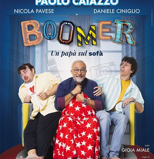 Teatro Cilea di Napoli chiude la stagione 2024/25 con “Boomer – un papà sul sofà”, la commedia generazionale di Paolo Caiazzo