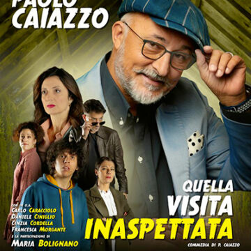 Napoli. Paolo Caiazzo torna in scena al Teatro Cilea con “Quella visita inaspettata”: una commedia tra etica, follia e il fascino del male