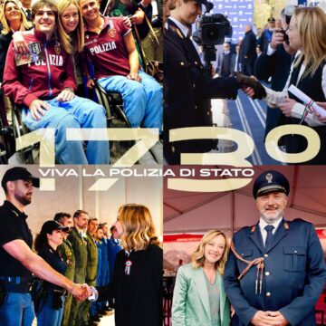 173° anniversario della Polizia di Stato, il premier Giorgia Meloni: “Grazie per il vostro esempio e il vostro impegno”