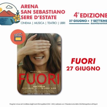 Parte domani, 27 giugno, ‘Arena San Sebastiano – Sere d’Estate’ con la proiezione del film di Mario Martone  ‘Fuori’. Valeria Golino interpreta  la scrittrice Goliardia Sapienza, con Elodie e Matilda De Angelis