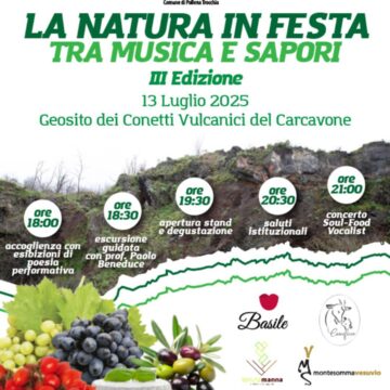 La Natura in festa Pollena Trocchia. Tutto pronto per la III^ di “Natura in festa”, navetta per i cittadini e area food