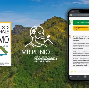 Arriva Mr Plinio, Ai assistant al Parco Nazionale del Vesuvio. Risponderà in tempo reale h24 su sentieri, orari e sicurezza