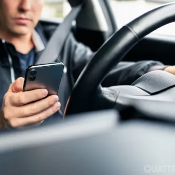 Napoli. Patente sospesa a 162 automobilisti che usavano il cellulare mentre erano alla guida