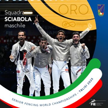 Scherma. Lo sciabolatore Luca Curatoli, napoletano delle Fiamme Oro, è campione del mondo. Il team Italia ha sconfitto in finale la leggendaria Ungheria di Szilagy al Mondiale che si sta disputando  in Georgia