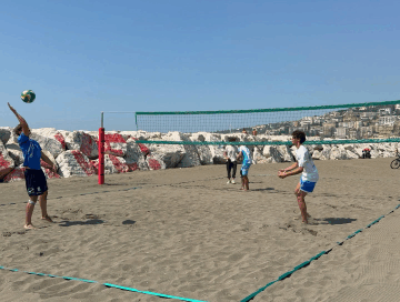 Napoli. Al Lido  Mappatella nuovi spazi per lo sport con il campo di beach e foot volley