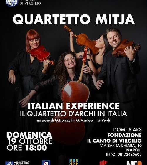 Napoli.  Pink Floyd Jazz Experience e Italian Experience con il Quartetto Mitja sono i prossimi appuntamenti di “TUTTA UN’ALTRA MUSICA”