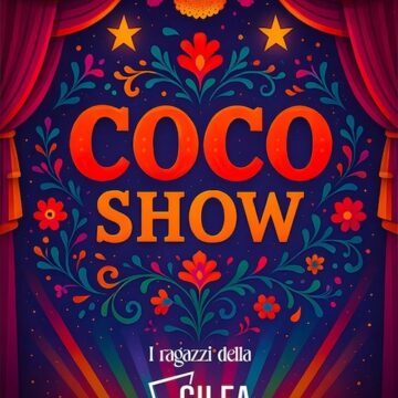 “Coco Show” al Teatro Cilea, lo spettacolo degli Allievi della Cilea Academy e con Ludovica Artel, Mario Andrisani e il trio comico Gli Ancora No. Spettacolo scritto da Mario Esposito