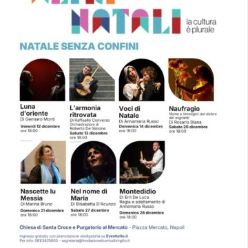 Napoli. “Natale Senza Confini” sette spettacoli per un Natale di comunità, incontro e dialogo