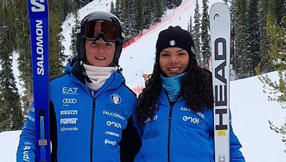 Sci. Giada D’Antonio stupisce anche in Nord America. La 16enne sansebastianese oggi impegnata  in gigante dopo lo straordinario 11° posto di due giorni fa: scese con il pettorale n.70