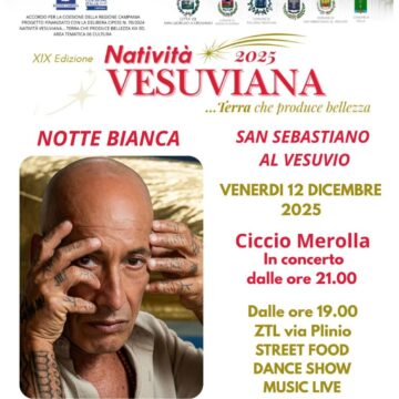 ciccio merolla a san sebastiano al vesuvio San Sebastiano al Vesuvio. Alla Notte Bianca del 12 dicembre arriva Ciccio Merolla e la sua band. Previsti un Dance Show lo Street Food