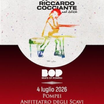 coccia B.O.P. – Beats of Pompei 2026 svela altri tre nomi Riccardo Cocciante, Hauser e Riccardo Muti – Si arricchisce il cartellone del festival che unisce storia, arte e musica in uno scenario unico al mondo