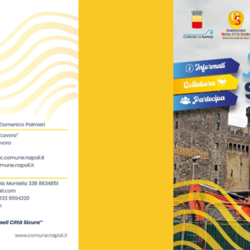 Osservatorio “Napoli Città Sicura”: domani 13 febbraio gazebo informativi su salute e prevenzione degli infortuni in quattro piazze della città