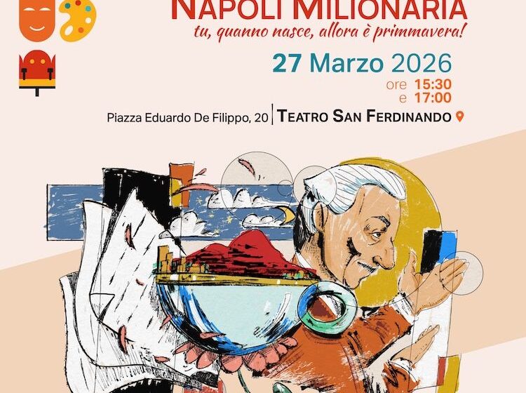 Al Teatro San Ferdinando il 27 marzo ‘Figliǝ di Napoli Milionaria’: progetto teatrale di 64 studentesse e studenti di Napoli in una riscrittura per quadri di Eduardo De Filippo