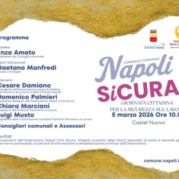 Napoli SiCura, domani al Maschio Angioino la Giornata cittadina per la sicurezza sul lavoro