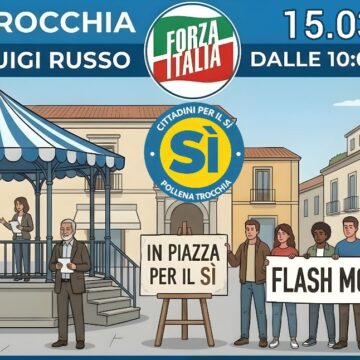 Pollena Trocchia. Referendum Giustizia, domenica 15 marzo Forza Italia in piazza per il SI  con un gazebo informativo