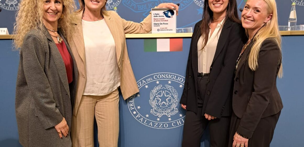 f01-1 Premio “L’Italia delle Donne”: Napoli premiata a Roma per la riscoperta di Diana De Rosa