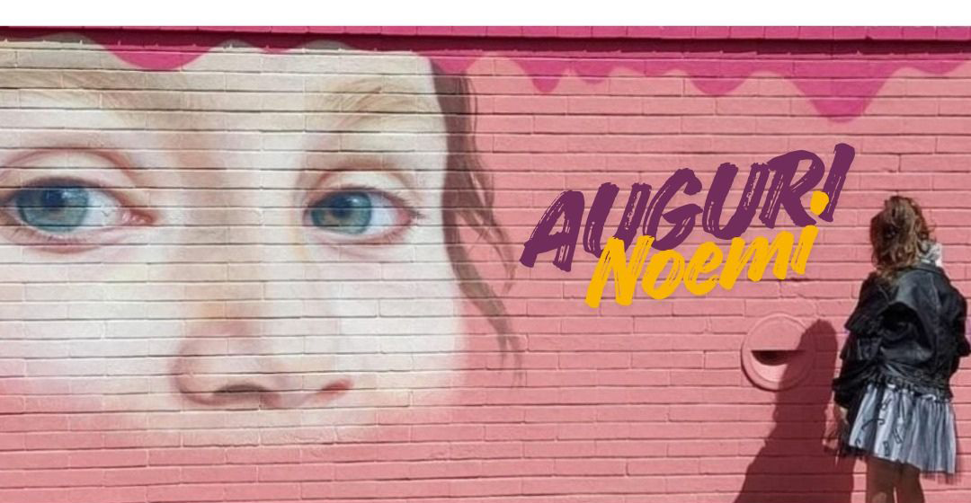 “Coloriamo la Vita”: Napoli celebra l’undicesimo compleanno di Noemi Staiano con il restyling del murales a Piazza Nazionale