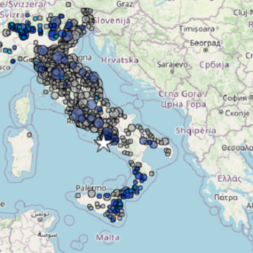 Terremoto nel Golfo di Napoli, INGV: “Percepito in tutta Italia, dalla Sicilia al Trentino”. C’è stato alle 00,03 di magnitudo 5.9